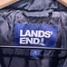 Lands End Down Puffer Vest Jacket Black Full Zip Winter Insulated Womens Medium