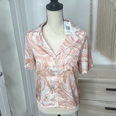 NWT L*Space Swirly Pajama Top ONLY THE TOP Small