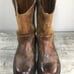 Wolverine 2066 Saturn Motorcycle Biker Riding Leather Pull-On Boots Size 9