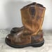 Wolverine 2066 Saturn Motorcycle Biker Riding Leather Pull-On Boots Size 9