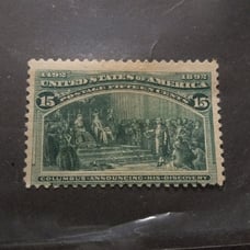 Us stamp #238 VF+ 15C OG CIRCA 1892