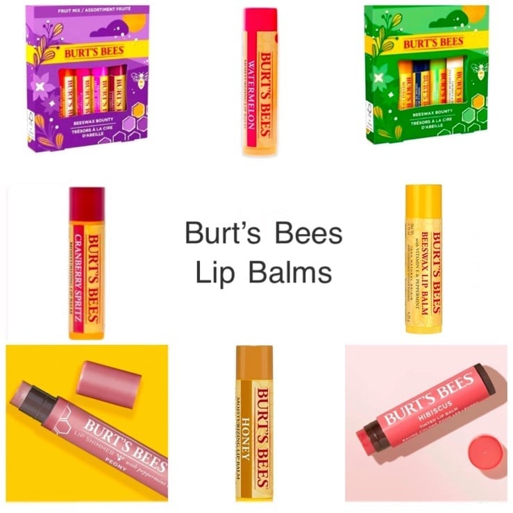 Burt’s Bees Lip Balms