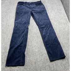 Polo Ralph Lauren Men's Navy Blue Corduroy Bootcut Trousers Pants Size 34/34