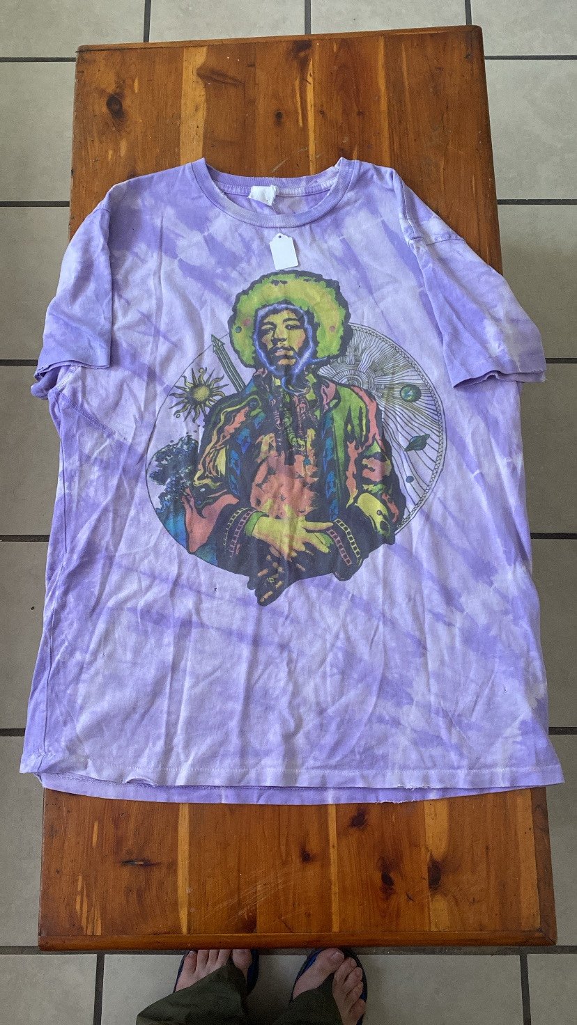 Worn in made Jimi Hendrix Tshirt