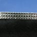 Swarovski Black Pony Hair Leather Card Holder Wallet With Swarovski Crystals