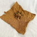 Smallstuff Knit Lion Lovey Brown Yellow Baby Soother 14” Plush Security Blanket