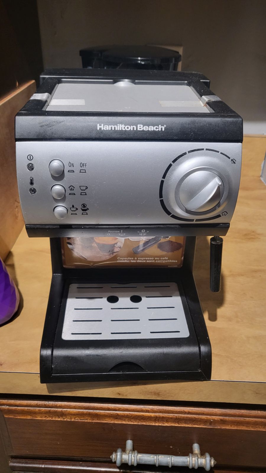 Hamilton beach espresso machine