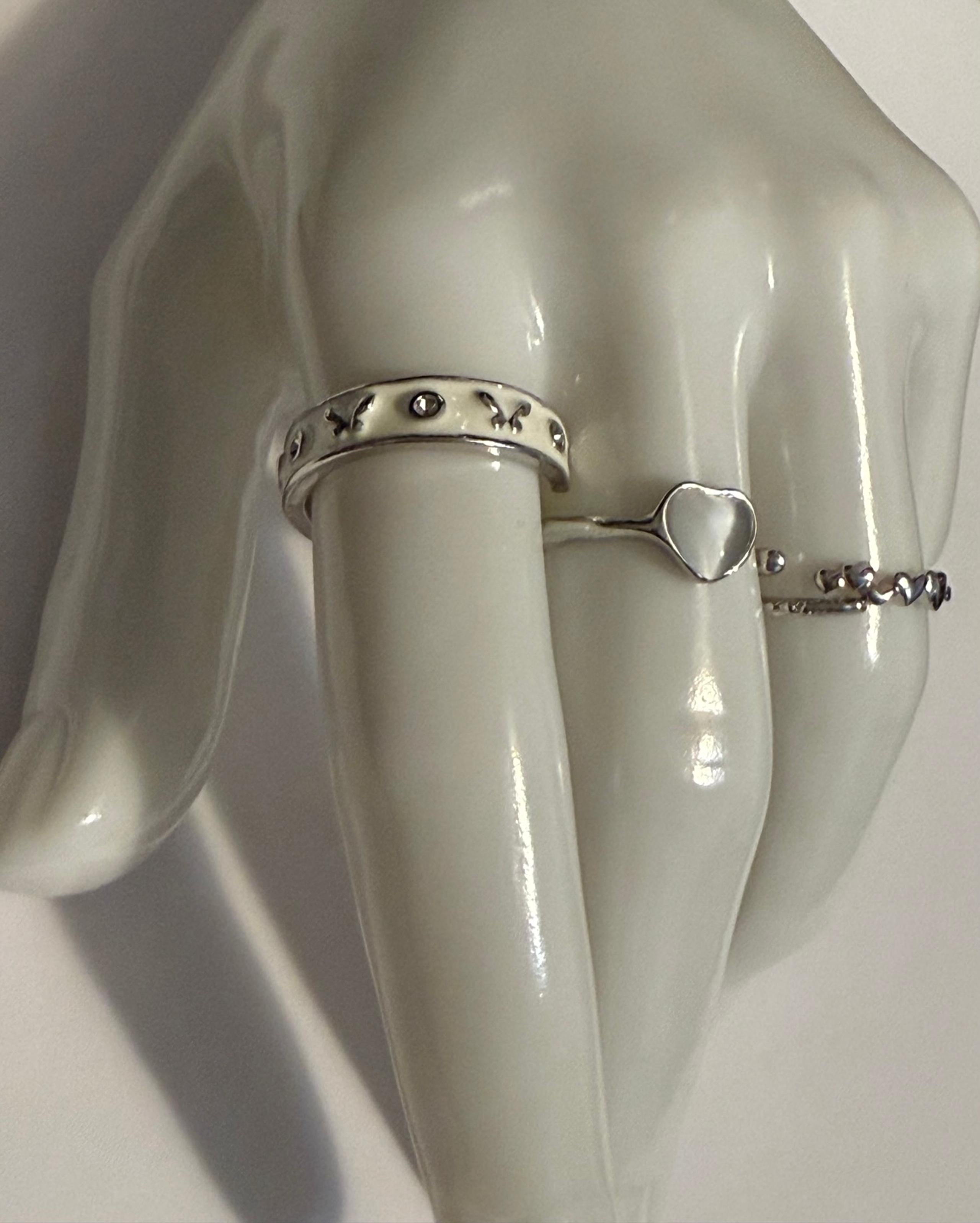 Women’s Rings Set Vintage Style Goth Aesthetic Y2K Cute Rings 3 Pieces Set