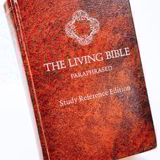 The Living Bible Paraphrased Study Reference Edition Tyndale press Concordance