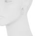 BREUNING 14K White Gold Hoop Earrings