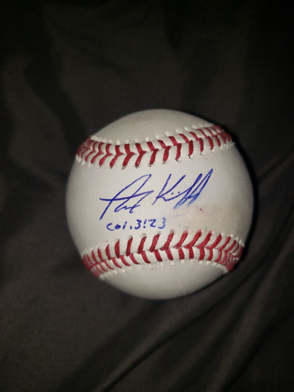 Alex Kiriloff signed baseball