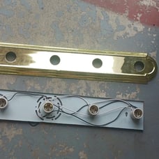 5-LED Bathroom Light Fixture w/ Wires