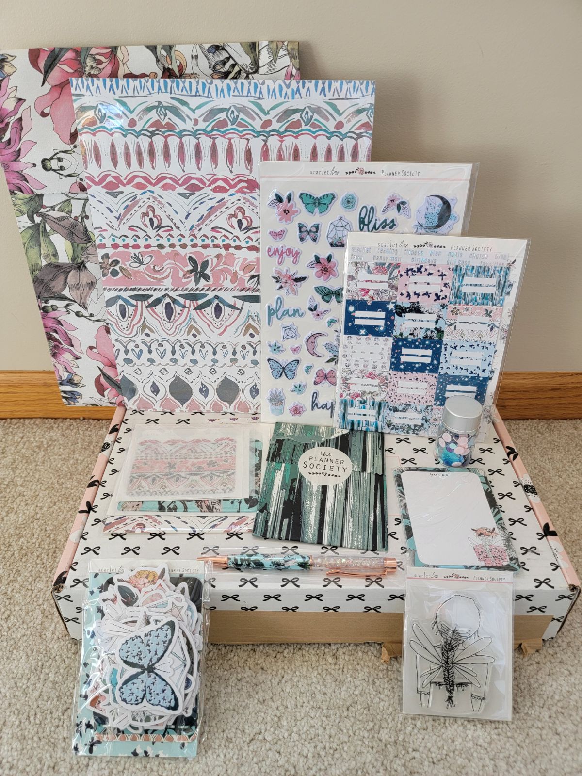 New The Planner Society kit July 2021 partial