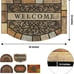 Durable Welcome Door Mats, 24 x36 Heavy-Duty Large Welcome Mats for Front door