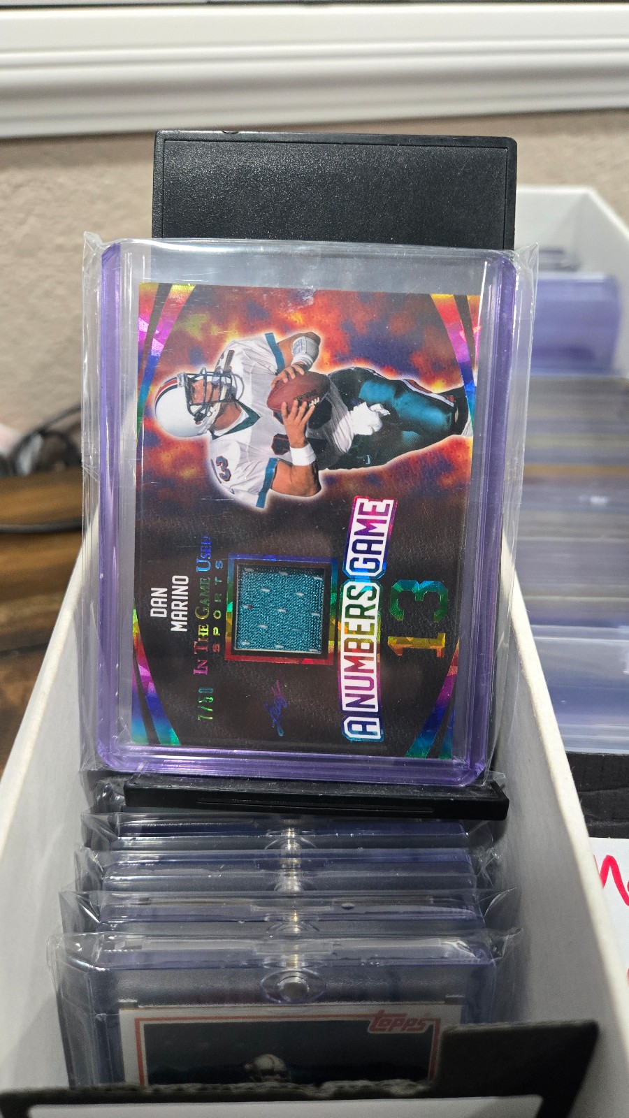 2024 Leaf Dan Marino Game Used Patch /50