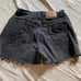 Levi's distressed high waisted shorts