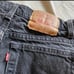 Levi's distressed high waisted shorts