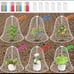 OZMI GARDEN CHICKEN WIRE CLOCHES.