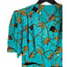 Vintage 1960s Adrianna Papell 100% SILK Belted Midi Dress Italian Baroque Size 8