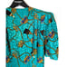 Vintage 1960s Adrianna Papell 100% SILK Belted Midi Dress Italian Baroque Size 8
