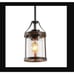 Sturgeon 1-Light Mini Wood Farmhouse Pendant Light Fixtures new