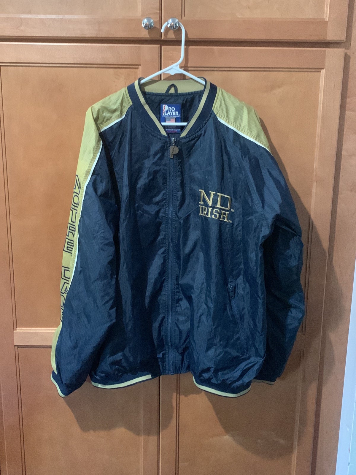 Vintage Pro Player Notre Dame jacket size XXL