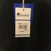Champion Velour Logo Tape Cropped Sweatshirt Women's XL Black White Crewneck