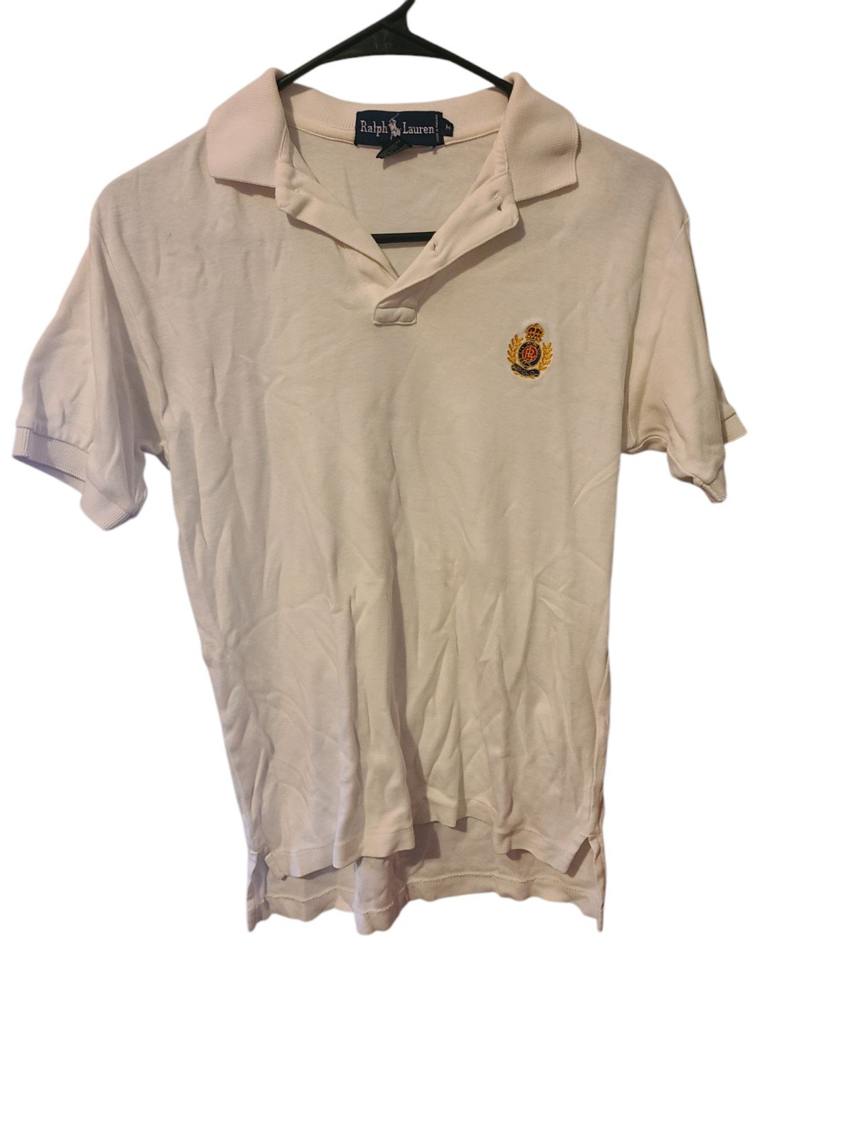 Ralph Lauren Crest Polo Shirt Women's Size Medium Preppy Country Club
