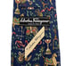 Salvatore Ferragamo Men's Tie Trophy Prize Show Horse Navy Silk 3.5 (W) 54 (L)