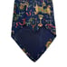 Salvatore Ferragamo Men's Tie Trophy Prize Show Horse Navy Silk 3.5 (W) 54 (L)