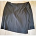 Avenue Skirt 26/28 Black Pull On Skirt Black Midi Faux Wrap Front 3X A-Line NWT