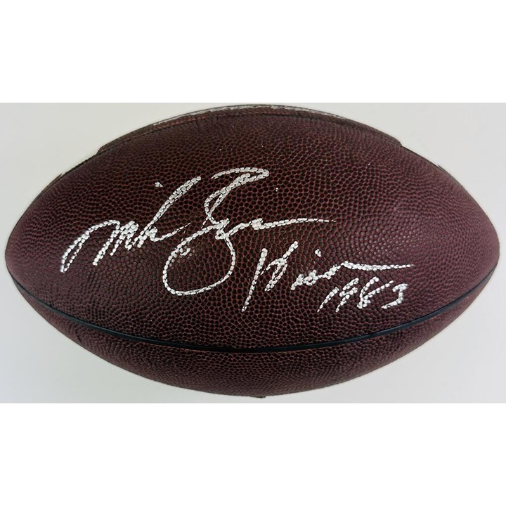 MIKE ROZIER SIGNED NIKE SPIRAL TECH FOOTBALL NEBRASKA CORNHUSKERS AUTOGRAPH J1