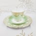 Regency England Vintage Bone China Trio Set - Tea Cup, Saucer, Luncheon Plate