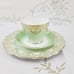 Regency England Vintage Bone China Trio Set - Tea Cup, Saucer, Luncheon Plate