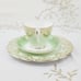 Regency England Vintage Bone China Trio Set - Tea Cup, Saucer, Luncheon Plate