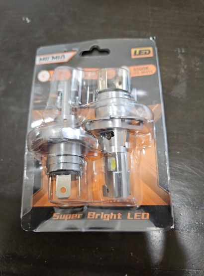 H4 9003 LED Bulb Hi/Low Beam 1:1 Size Super Bright 34000 Lumens, HB2 LED