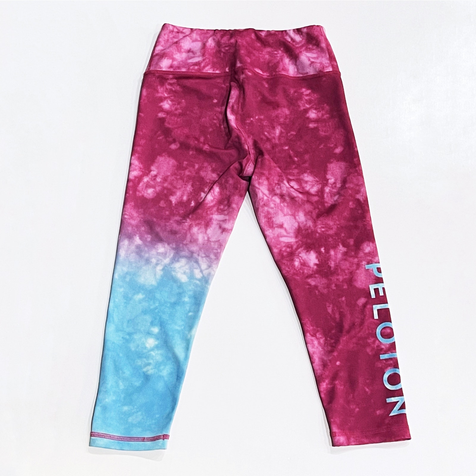 Peloton MFW S Ombre Mist Capri Legging Miami Fit Wear Kali Pink Blue Workout