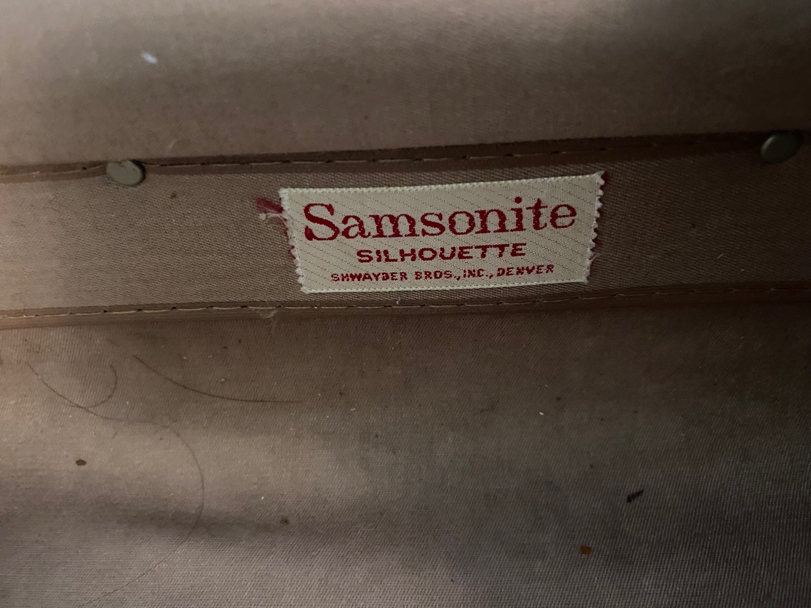 Vintage Samsonite TravelSmart silhouette Hard Case overnight sale bag Alligator Suitc