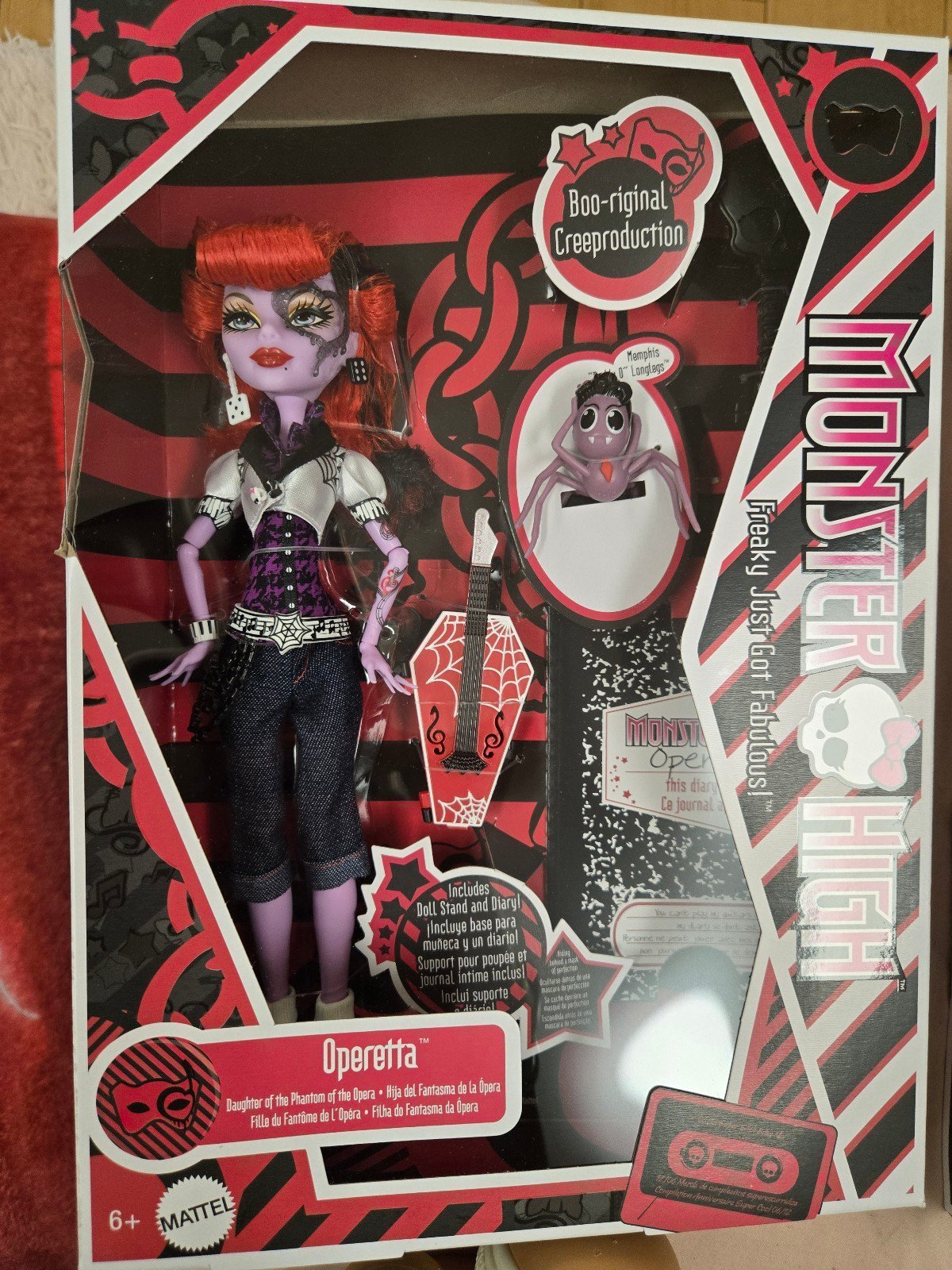 MONSTER HIGH BOORIGINAL CREEPODUCTION OPERETTA
