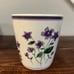 New Vintage Y2K Waverly Mug Tea Coffee Cup Garden Room Sweet Violet Set Kitchen