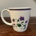New Vintage Y2K Waverly Mug Tea Coffee Cup Garden Room Sweet Violet Set Kitchen