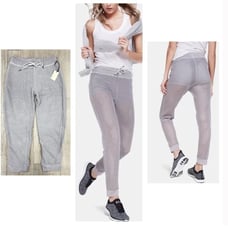 Electric & Rose Panama Mesh Jogger in thunder pigment size S