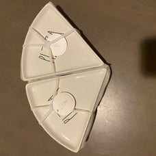 Rae Dunn PIZZA PIE SLICE plates