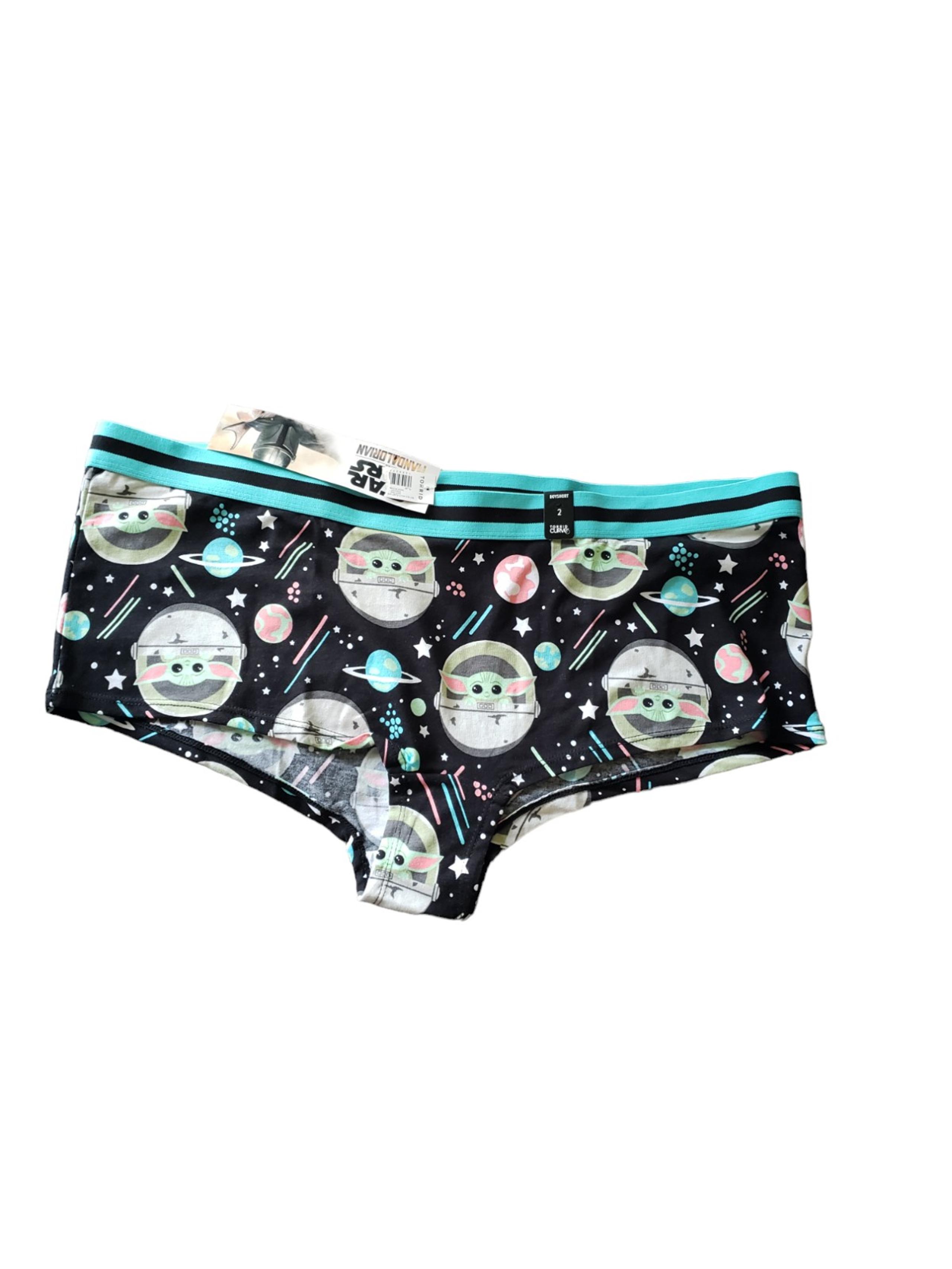 Torrid curve Underwear Star Wars Mandalorian Cotton Boyshort Panty NWT size 2 2x