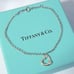 Near Mint Tiffany&Co Open Heart Bracelet Silver 925 With Box