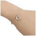 Near Mint Tiffany&Co Open Heart Bracelet Silver 925 With Box
