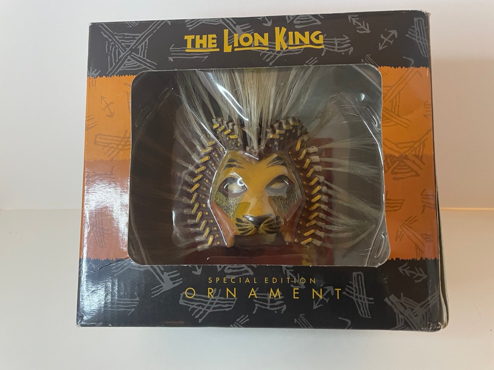 Lion King ornament NIB. From the Broadway musical. Free shipping.