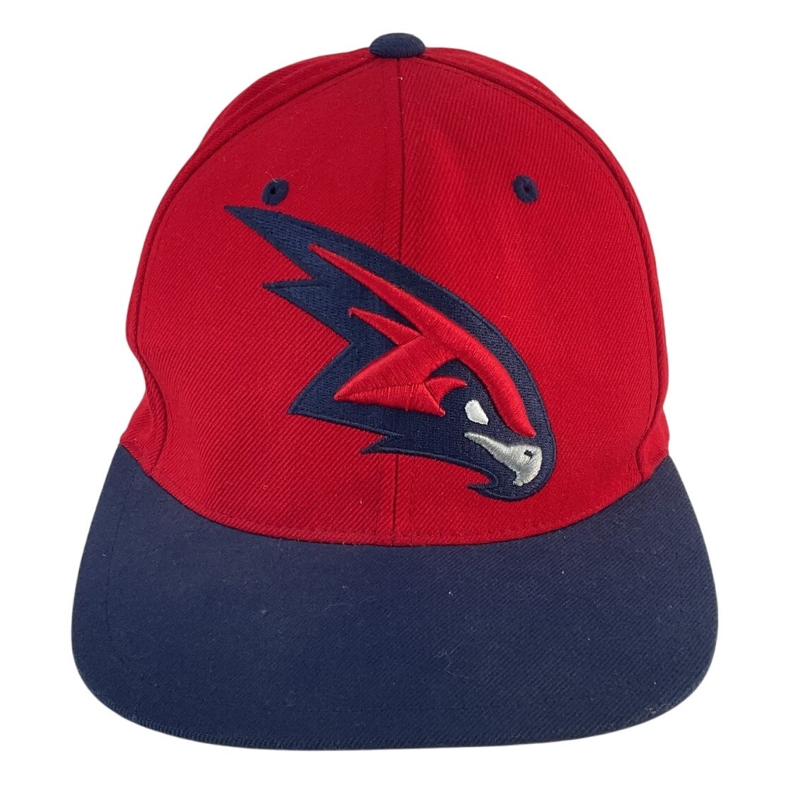 Mitchell & Ness Atlanta Hawks Snapback Hat Red/Blue Men’s One Size Preowned