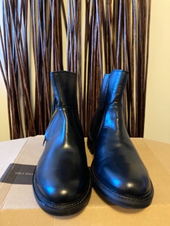 NWB men’s Overland black leather boots EU41 or size 8