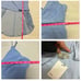 NWT ASOS size 8 baby blue cami high low maxi dress